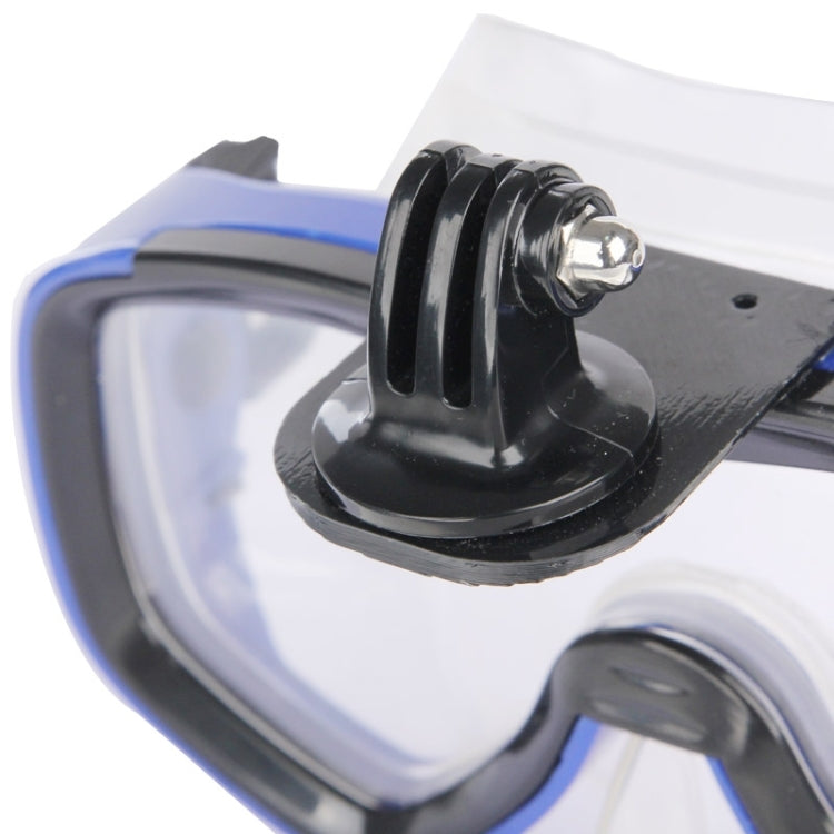 Maschera subacquea in silicone con supporto videocamera
