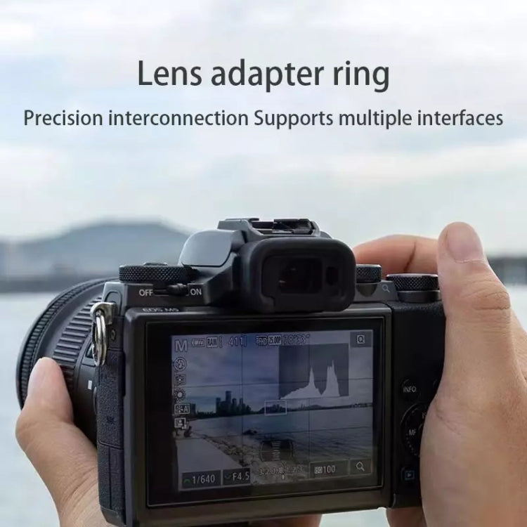 Anello gradino per montaggio obiettivo PK-NEX, For Sony NEX