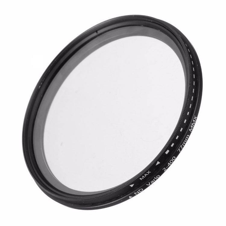 Filtro variabile regolabile con fader ND da 77 mm, filtro da ND 2 a ND 400, 77mm