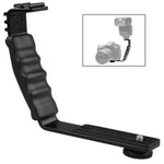 Staffa metallica universale per flash professionale per fotocamera digitale DSLR, L-bracket