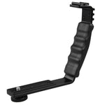 Staffa metallica universale per flash professionale per fotocamera digitale DSLR, L-bracket