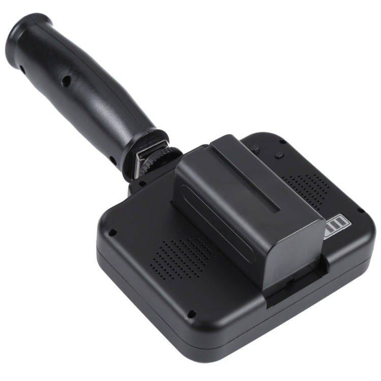 LED-5009 Luce video a 120 LED con fogli morbidi e filtri gialli e batteria agli ioni di litio Sony NP-F770/750 da 7,4 V 4400 mAh per fotocamera/videocamera, 120 LED with NP-F770