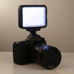 LED-5009 Luce video a 120 LED con fogli morbidi e filtri gialli e batteria agli ioni di litio Sony NP-F770/750 da 7,4 V 4400 mAh per fotocamera/videocamera, 120 LED with NP-F770
