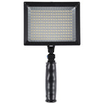 LED-187A Luce video a 187 LED per fotocamera/videocamera e batteria agli ioni di litio Sony NP-F770 da 7,4 V 4400 mAh e con fogli morbidi e filtri gialli, 187 LED with NP-F770