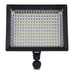 LED-187A Luce video a 187 LED per fotocamera/videocamera e batteria agli ioni di litio Sony NP-F770 da 7,4 V 4400 mAh e con fogli morbidi e filtri gialli, 187 LED with NP-F770