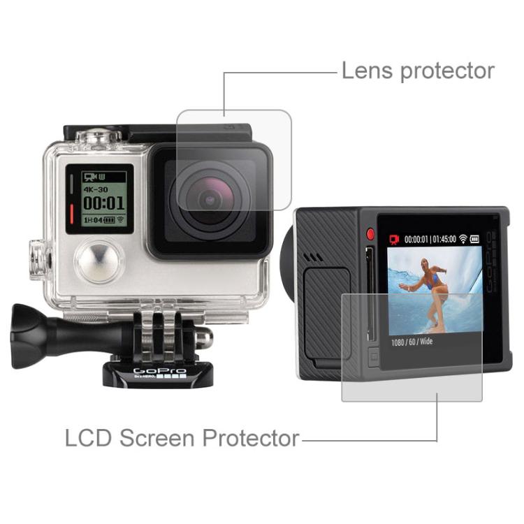 Pellicola protettiva vetro per GoPro HERO4 Silver