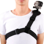 Cintura toracica singola con rotazione 360° per action cam