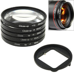 Filtro obiettivo macro 6 in 1 58mm per GoPro HERO3