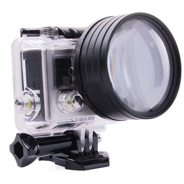 Filtro obiettivo macro 6 in 1 58mm per GoPro HERO3