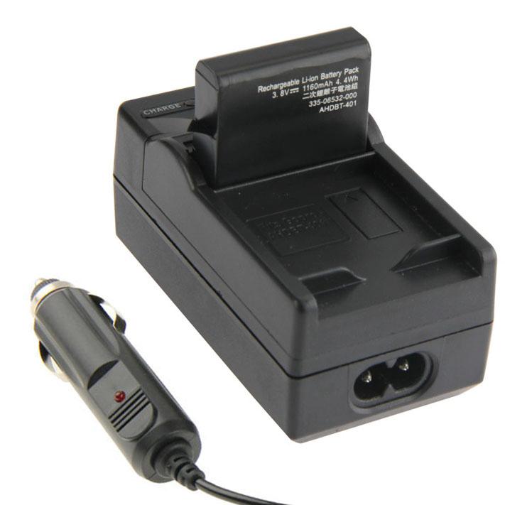 Caricabatteria da auto per batteria GoPro HERO4 AHDBT-401
