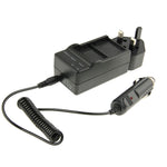 Caricabatteria da auto doppia batteria per GoPro HERO3+