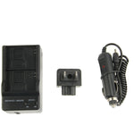 Caricabatteria da auto doppia batteria per GoPro HERO3+