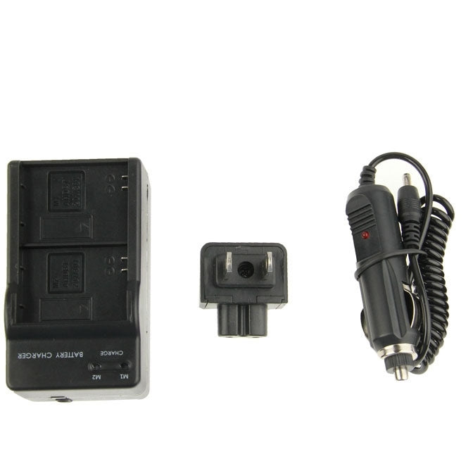 Caricabatteria da auto doppia batteria per GoPro HERO3+