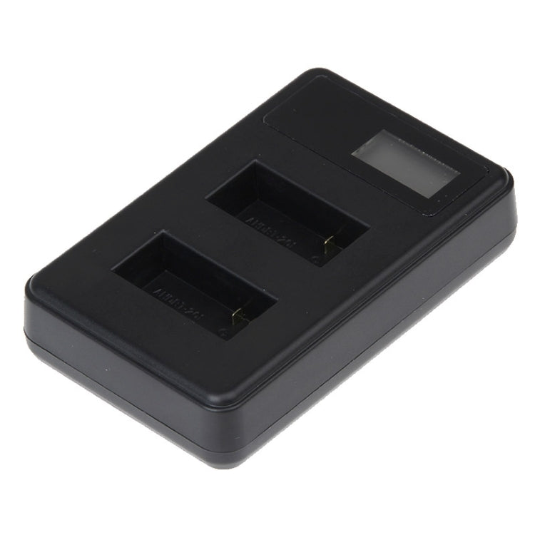 Caricabatterie doppio per schermo LCD GP158-B per GoPro HERO3+ /3 (AHDBT-301, AHDBT-302), visualizza la capacità di ricarica, For GoPro HERO3+ /3