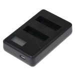 Caricabatterie doppio LCD per GoPro HERO4