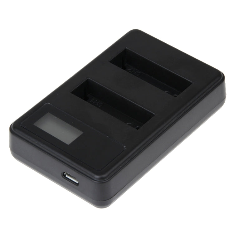 Caricabatterie doppio LCD per GoPro HERO4