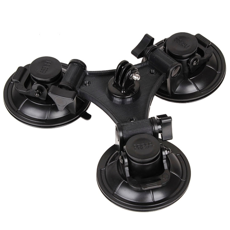 Supporto a ventosa triangolare per action cam GoPro e DJI