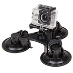 Supporto a ventosa triangolare per action cam GoPro e DJI