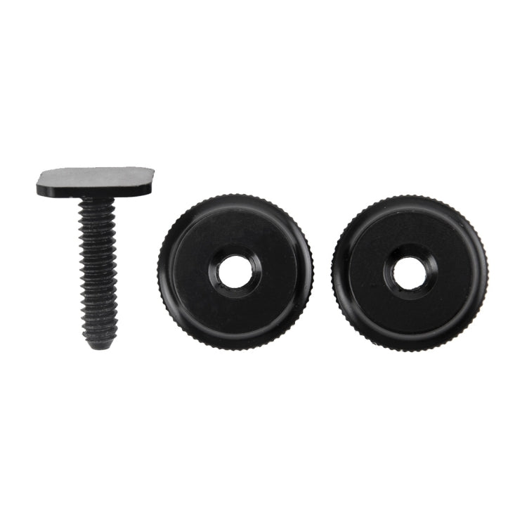 Adattatore a vite rinforzato in lega di alluminio da 1/4 di pollice con slitta calda con doppio dado per fotocamere DSLR, GoPro HERO9 Black /HERO8 Black /7 /6/ 5 /5 Session /4 /3+ /3 /2 /1