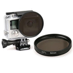 Filtro CPL 52 mm per GoPro HERO 4/3+ e fotocamere sportive