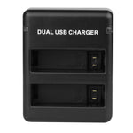 Caricabatterie USB doppia batteria per GoPro HERO4