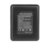 Caricabatterie USB doppia batteria per GoPro HERO4