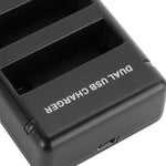 Caricabatterie USB doppia batteria per GoPro HERO4