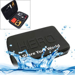 Custodia da viaggio portatile impermeabile antiurto per GoPro Hero11 Black / HERO10 Black / HERO9 Black / HERO8 Black / HERO7 /6 /5 /5 Session /4 Session /4 /3+ /3 /2 /1, DJI Osmo Action e altri accessori per action cam, Dimensioni: 22 cm x 16 cm x 7 c...
