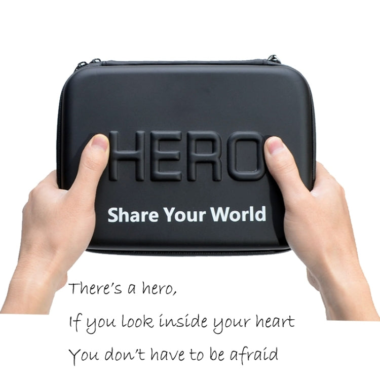 Custodia da viaggio portatile impermeabile antiurto per GoPro Hero11 Black / HERO10 Black / HERO9 Black / HERO8 Black / HERO7 /6 /5 /5 Session /4 Session /4 /3+ /3 /2 /1, DJI Osmo Action e altri accessori per action cam, Dimensioni: 22 cm x 16 cm x 7 c...