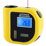 Misuratore distanza ad ultrasuoni con puntatore laser 0,5-18 m