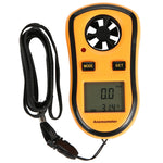 Anemometro digitale GM8908 per velocità e temperatura vento