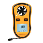 Anemometro digitale GM8908 per velocità e temperatura vento
