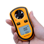 Anemometro digitale GM8908 per velocità e temperatura vento