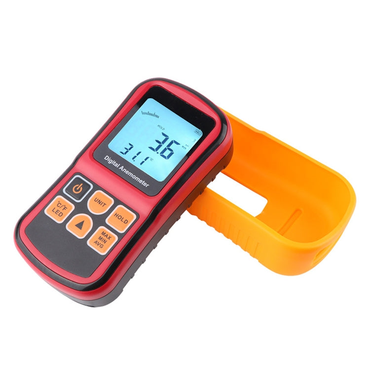 Anemometro digitale GM8901 per velocità e temperatura aria
