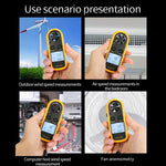 Anemometro digitale AR-816 con termometro portatile