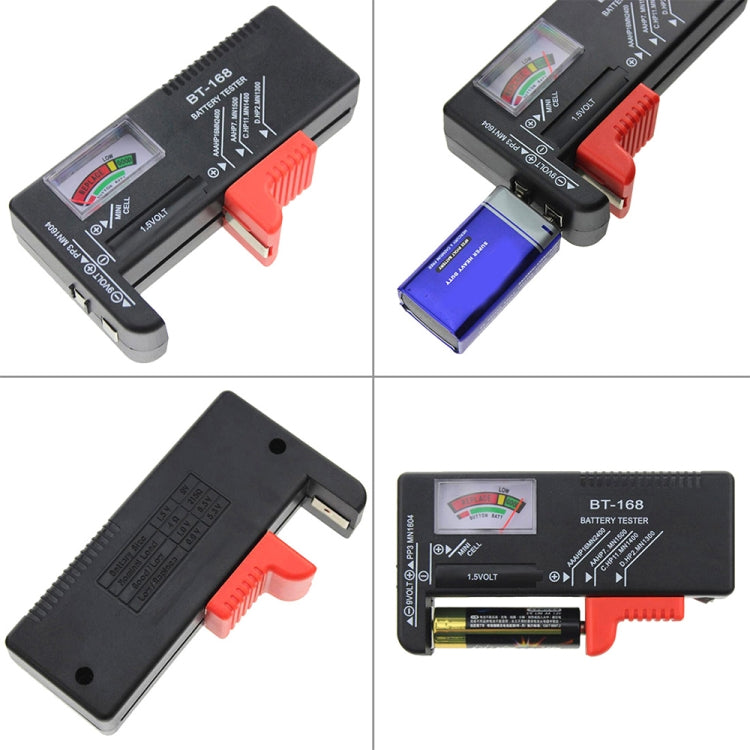 Tester universale per batterie da 1,5 V AAA, AA e 9 V 6F22