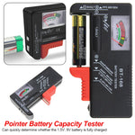 Tester universale per batterie 1,5V AAA AA e 9V 6F22