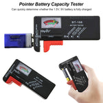 Tester universale per batterie 1,5V AAA AA e 9V 6F22