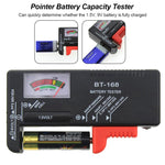 Tester universale per batterie 1,5V AAA AA e 9V 6F22