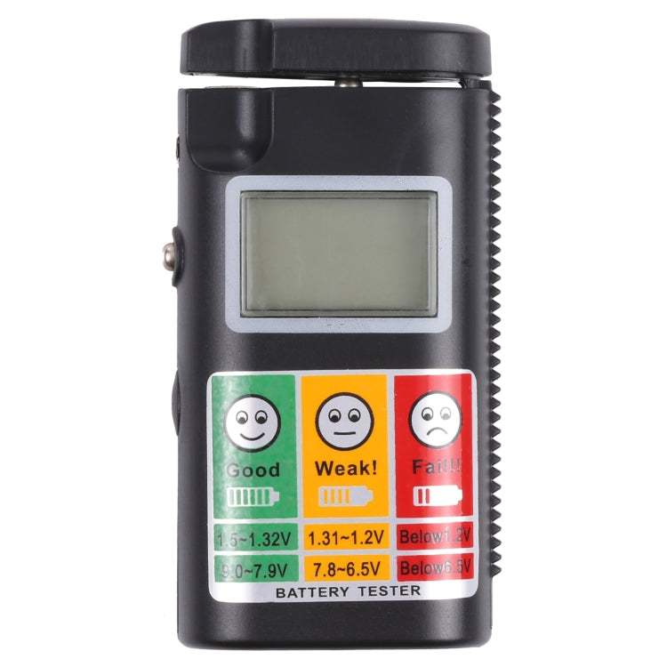 Tester batteria schermo LCD digitale per R20S / R14S / R6S / R03 / R1 / Pulsante / 6F22