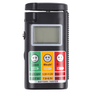Tester batteria schermo LCD digitale per R20S / R14S / R6S / R03 / R1 / Pulsante / 6F22