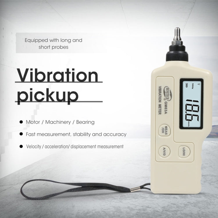 Benetech GM63A Misuratore di Vibrazioni Digitale