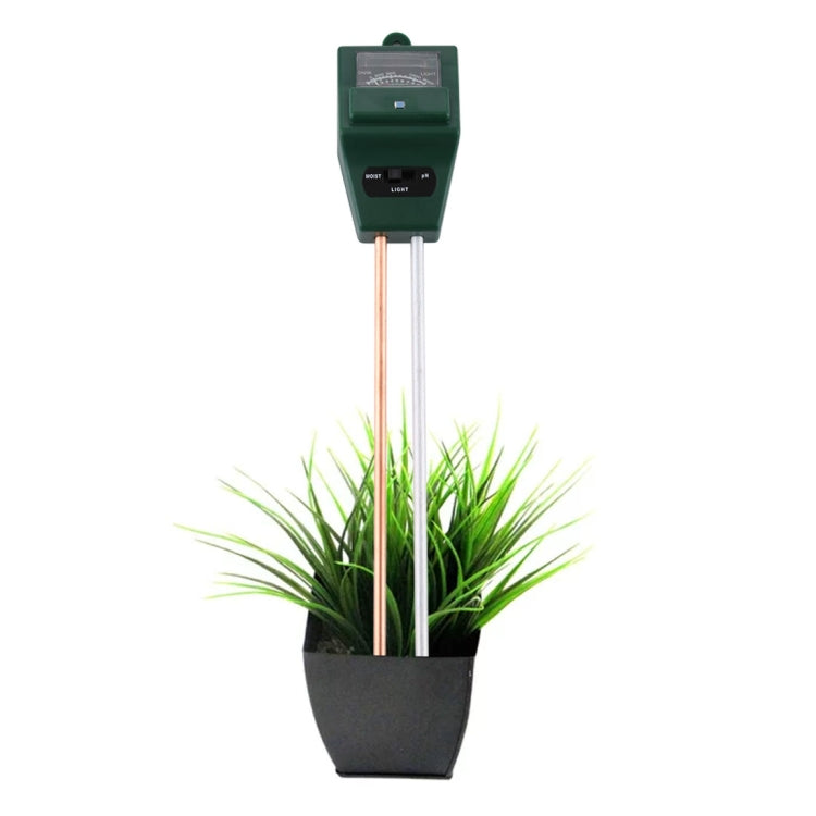 Misuratore terreno 3 in 1 PH umidità luce piante
