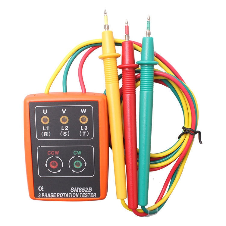 Tester rotazione trifase SM852B misuratore tensione 60-600V