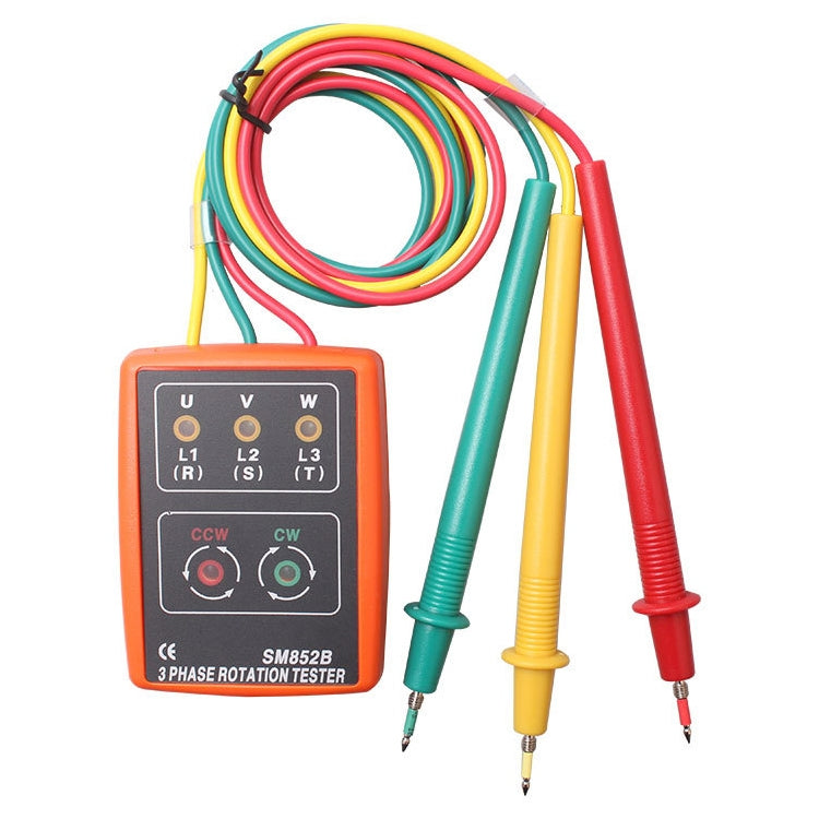 Tester rotazione trifase SM852B misuratore tensione 60-600V