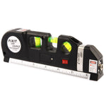 Nastro di misurazione verticale con laser e righello