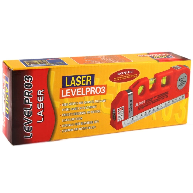 Nastro di misurazione verticale con laser e righello