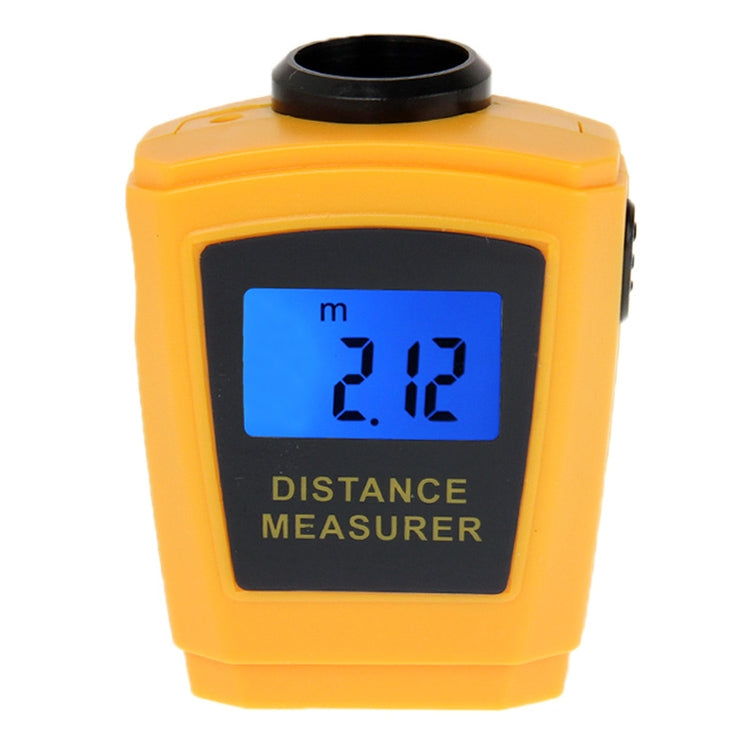 Mini misuratore di distanza ad ultrasuoni con puntatore laser, Orange