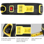 Livella laser con metro a nastro 5,5 m LV-05