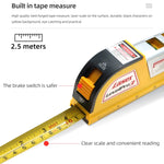 Livella laser con metro a nastro 250 cm Pro 3